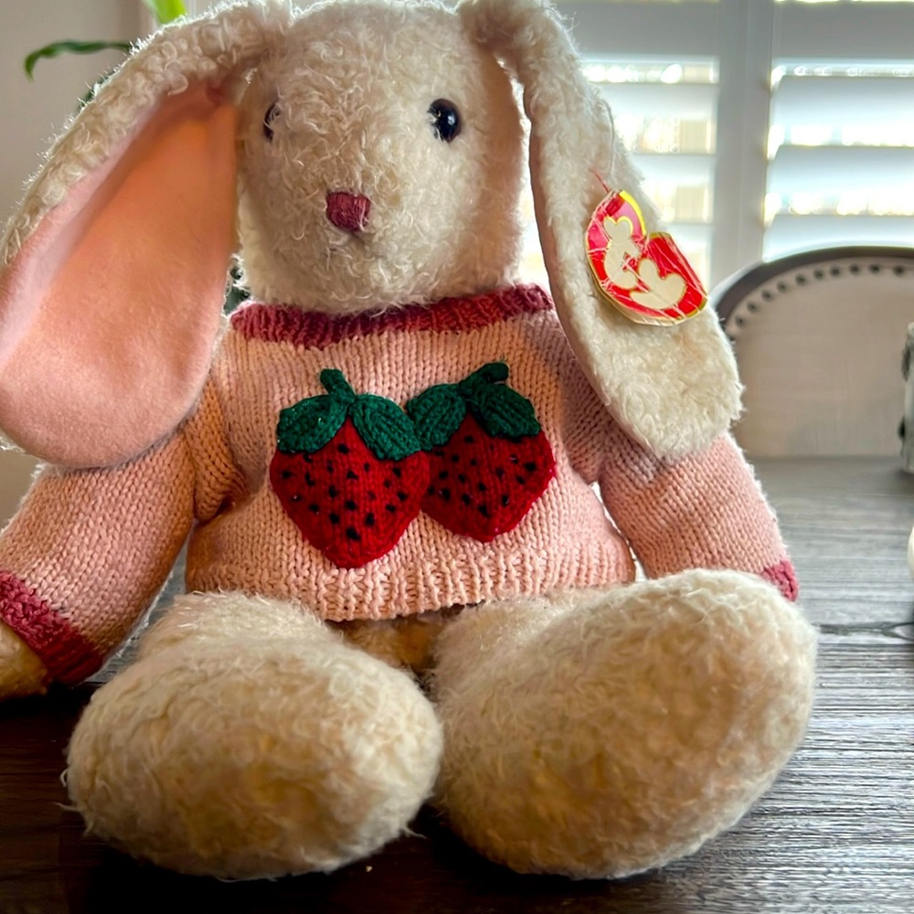 Vintage “Curly” “I’m all ears” weighted stuffed bunny